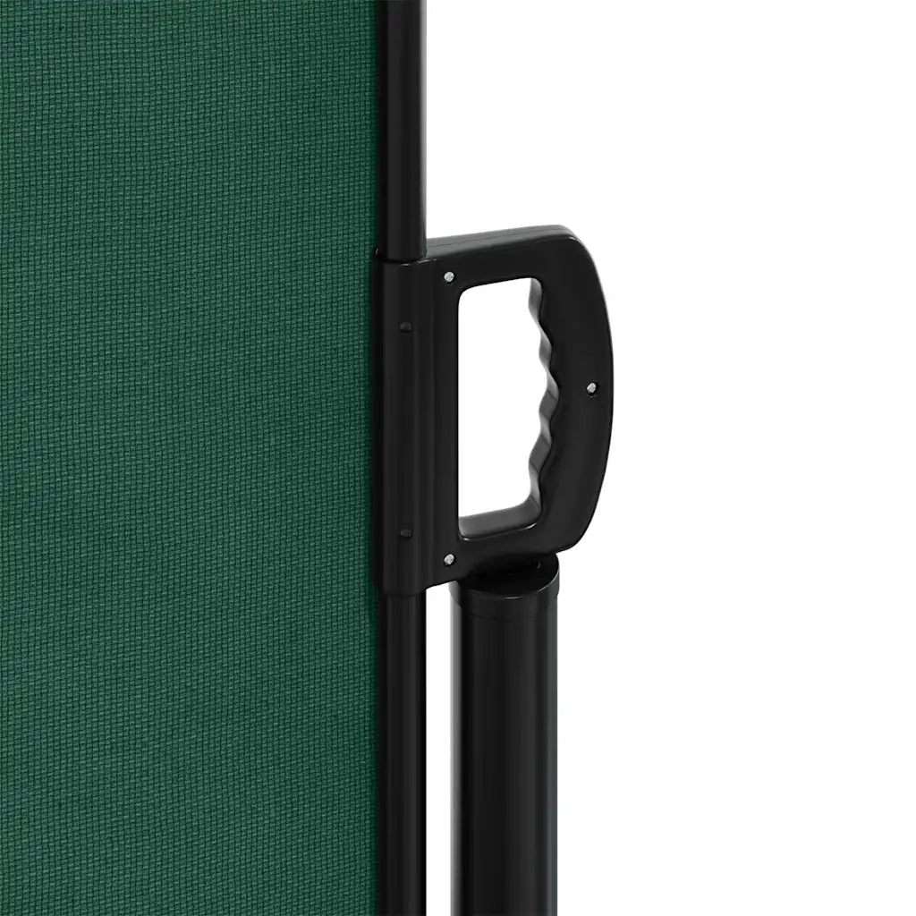 Tenda da Sole Laterale Retrattile-Tenda parasole per giardino Verde Scuro 180x500 cm