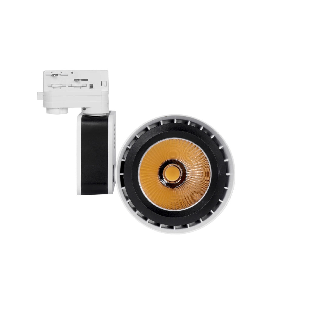 Faretto led binario bianco 45w trifase luce naturale 4000k