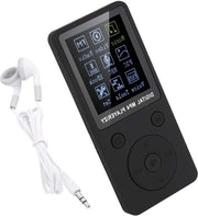 Display 18 pollici con lettore MP3, radio e cuffie, riconoscimento vocale e video, supporto e-book, memoria TF fino a 32 GB, nero.