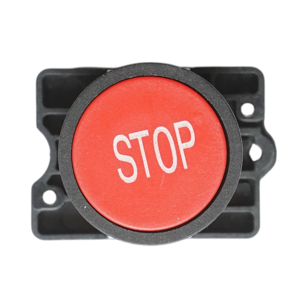 Pulsante STOP rosso con ritorno 1NC, 400V/10A, LAY5 Breckner Germany