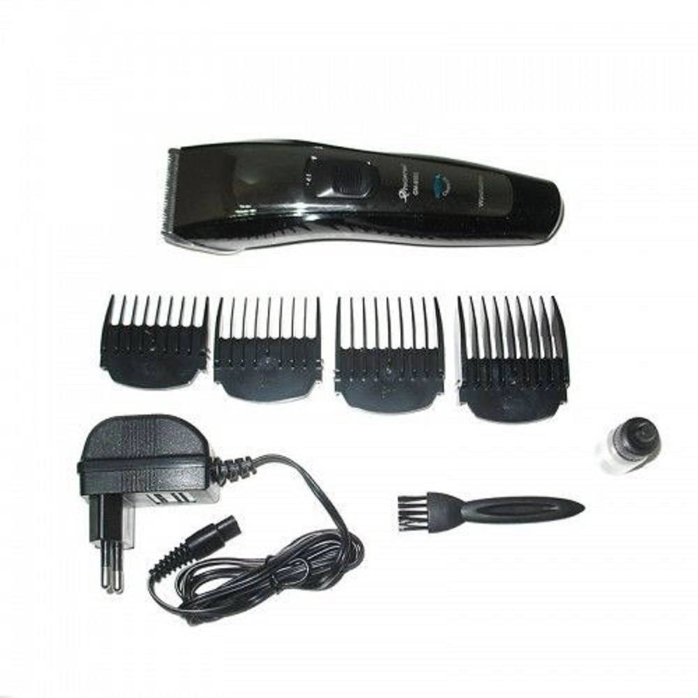 Trade Shop - Tagliacapelli A Batteria Gm-6092 Rasoio Professionale Regolabarba Ricaricabile -