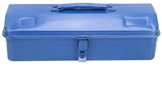 Cassa da lavoro portatile multifunzionale - Scatola di metallo - Chiusura antidistacco - Dimensioni 37x16x11 cm - Kit di attrezzi