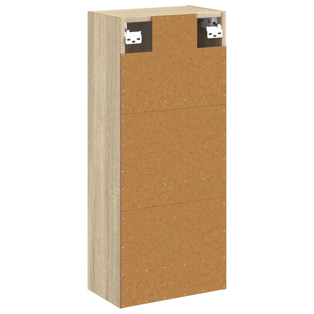 Mobile lavabo da parete Rovere Sonoma 35 x 20 x 81 cm