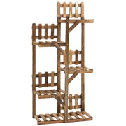 Etagere Portapiante in Legno 5 Ripiani ¨C zephmum ¨C 60x30x130cm Legno di Pino