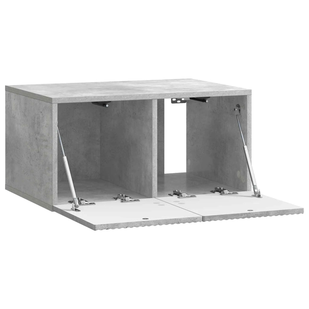 Mobile Porta TV da Muro Grigio Cemento 59,5 x 41 x 30 cm