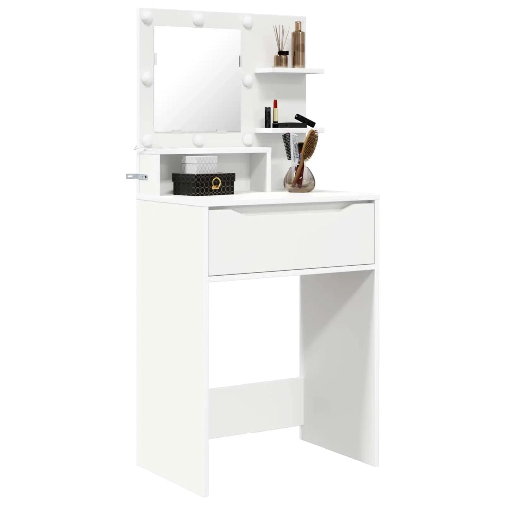 Tavoli da Trucco per Camera da Letto Bianco 80 x 39,6 x 135 cm 888987