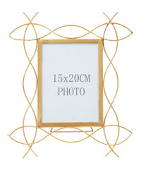 Cornice Iron Glam X 29,5x1,4x32 cm in Ferro e Vetro