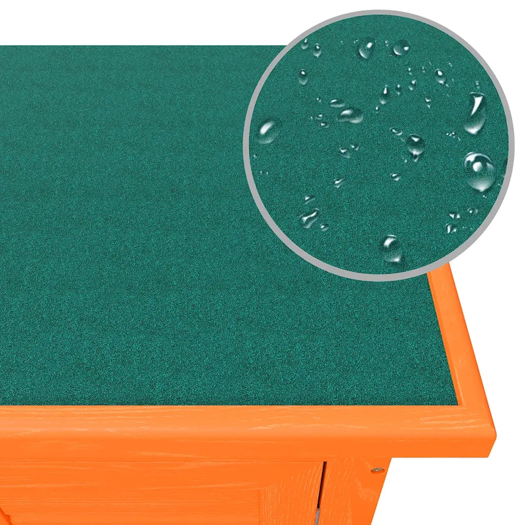 Conigliera da esterno gabbia per piccoli animali domestici con 4 porte in legno 273759