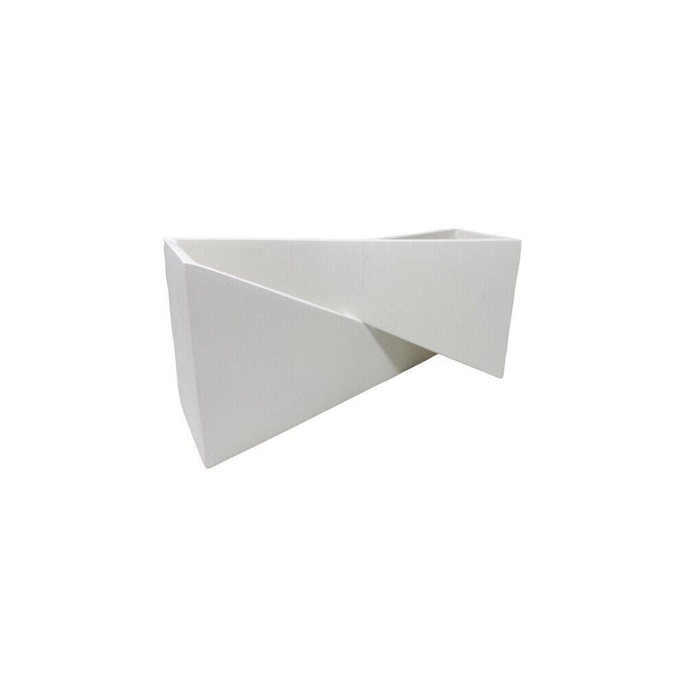 Applique da parete in gesso rettangolare doppia emissione attacco lampadine G9
