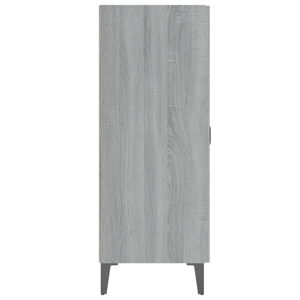 Credenza-Buffet-Armadio da cucina Grigio Sonoma 69,5x34x90 cm in Legno Multistrato 390054