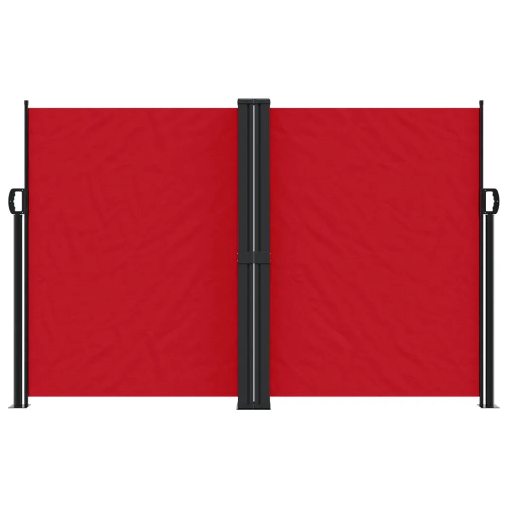 Tenda da Sole Laterale Retrattile Rossa 160x1000 cm 4004732