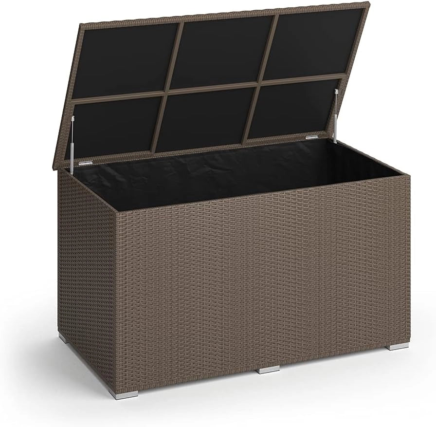 Oskar-Store OK-Living - Scatola per cuscini, marrone, 146 x 80 cm