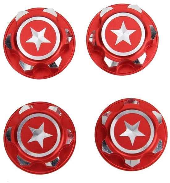 Kit di ruote per 4 pezzi - 17 mm - Lame a 5 gusci - Lega di alluminio - Antiscivolo - Duraturo - Adatto per X-MAXX Summit Auto RC - Ruote per auto RC
