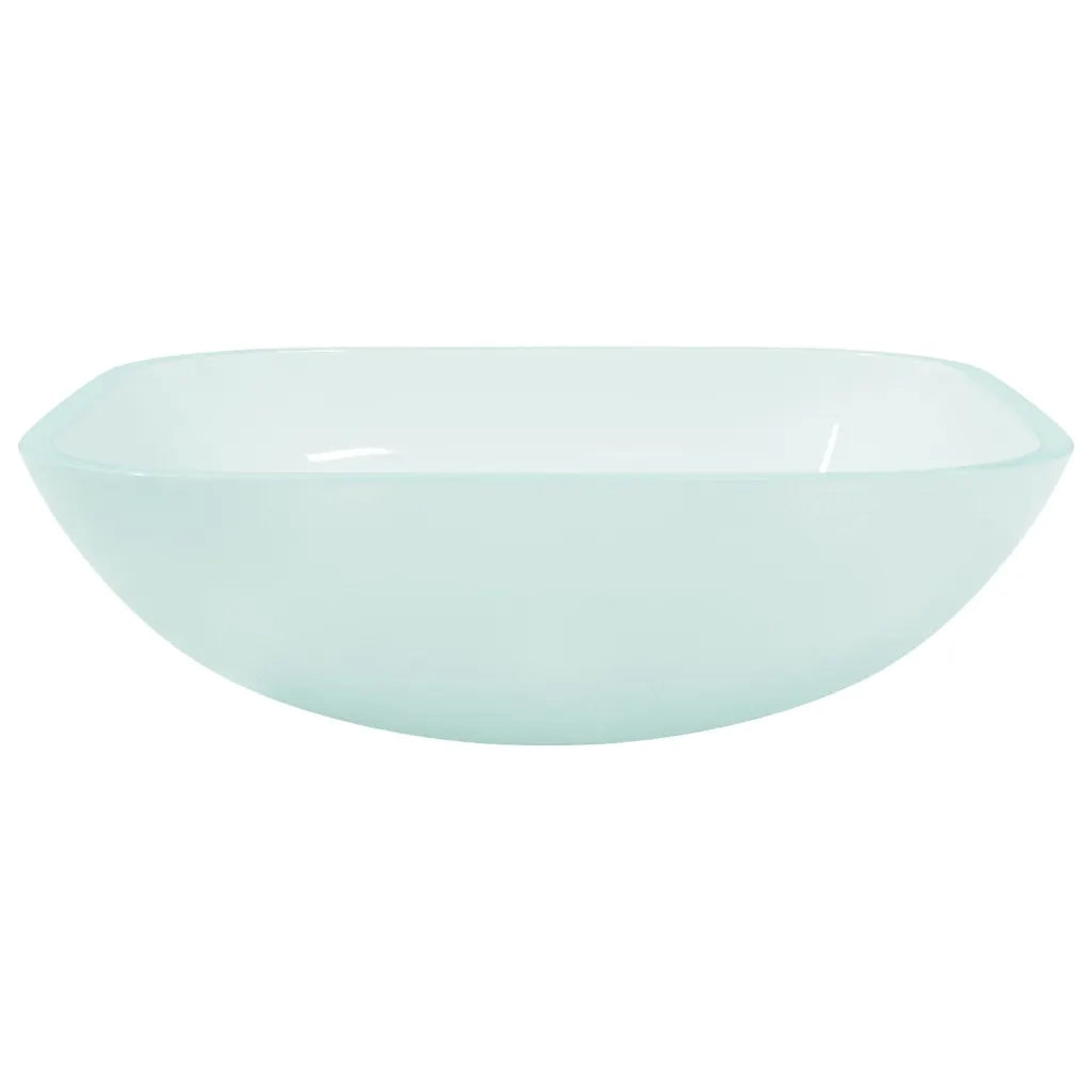 Lavandino in Vetro 42x42x14 cm Smerigliato 345242