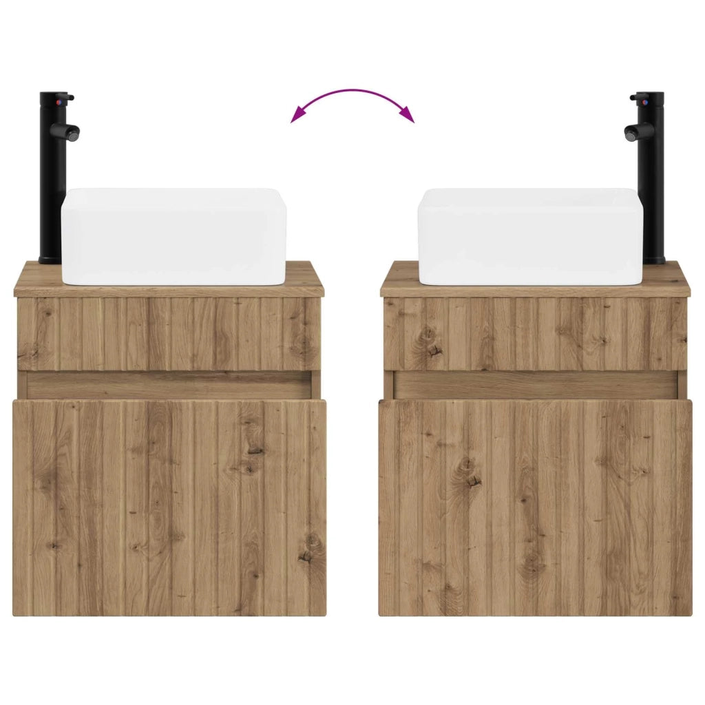 Mobile lavabo da parete Rovere Artigianale 49 x 41 x 63 cm 890571
