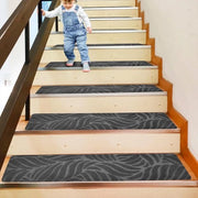 15 pezzi di tappeti di ingresso anti-slip - lacci 76 x 20 cm - autoadesivi - con superficie anti-slip in gomma - lavabile - tappeto di sicurezza per coprire il pavimento - per bambini e animali domestici