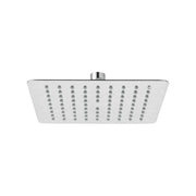 Soffione doccia in acciaio inox ultrapiatto quadrato da 20cm