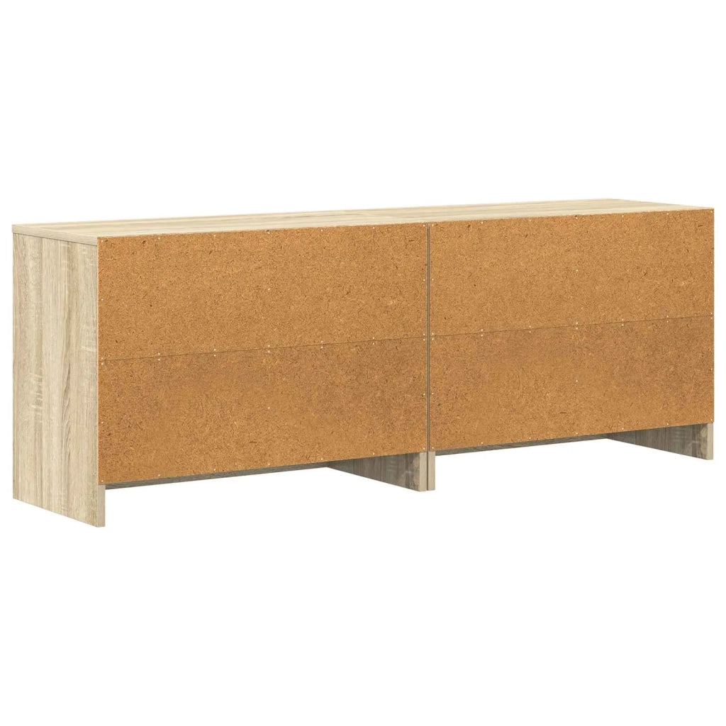 Armadietto per letto 2 pz Rovere Sonoma 66 x 33 x 48 cm 893725