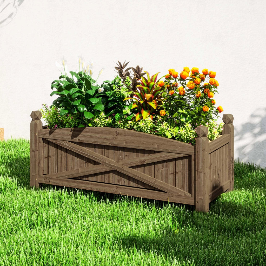 Giardiniera in legno ¨C zephmum ¨C marrone scuro 90x39x37