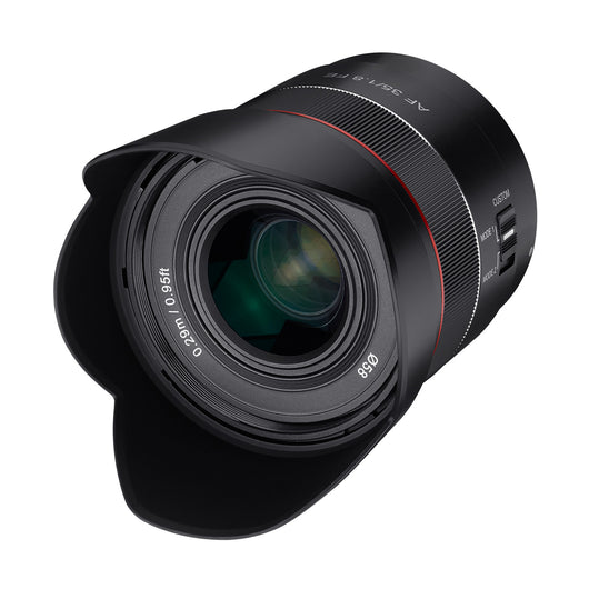 AF Obiettivo grandangolare 35mm F1.8 FE per Sony E- full-frame e APS-C - ultraleggero - angolo di campo di 63,6° e autofocus veloce, lunghezza focale fissa per Alpha A7 III A7C A7C II A7C R