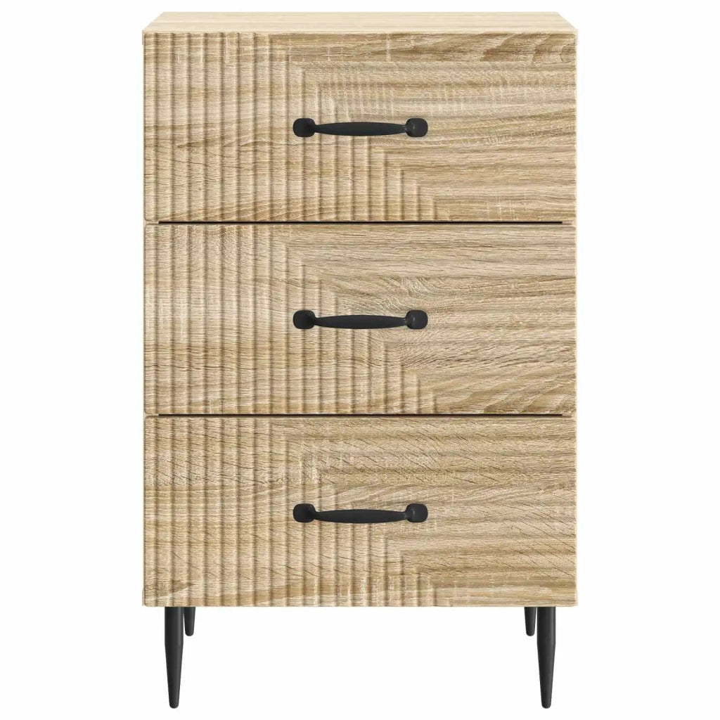 Armadio da Notte con cassetto Rovere Sonoma 43 x 41 x 66,5 cm