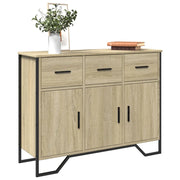 Credenza-Buffet-Armadio da cucina Rovere Sonoma 97x32,5x74,5 cm in Legno Multistrato