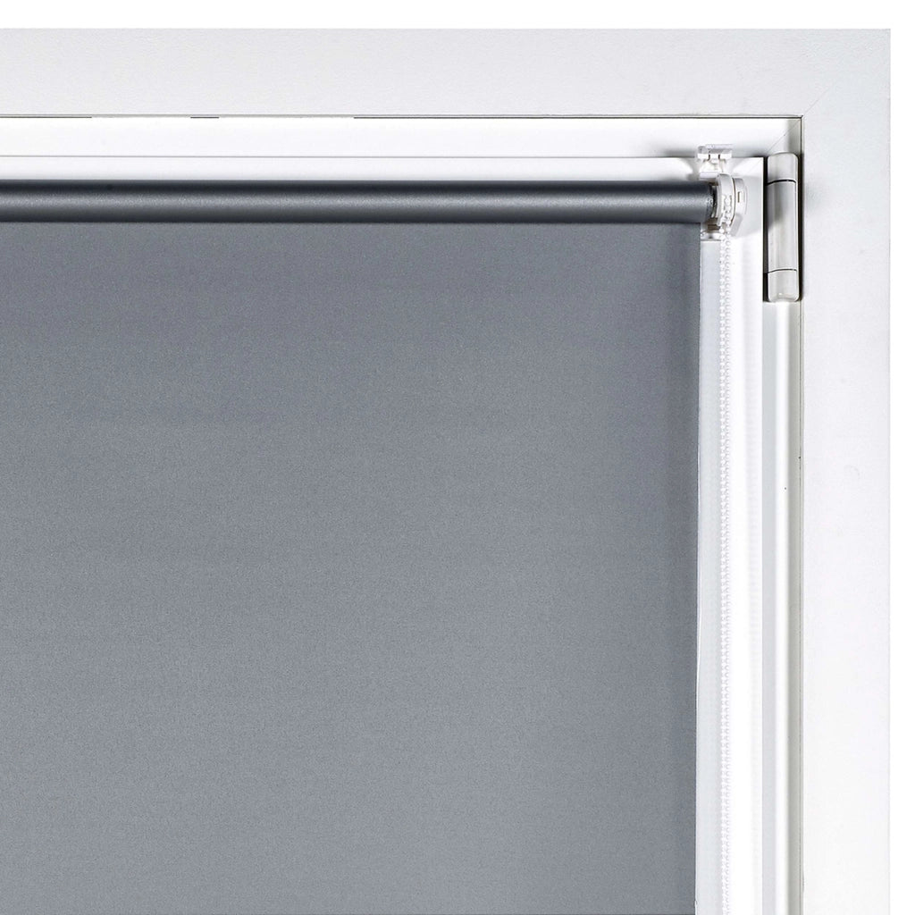 Tenda a Rullo Oscurante installazione senza foratura EasyFix Argento 60x180 cm