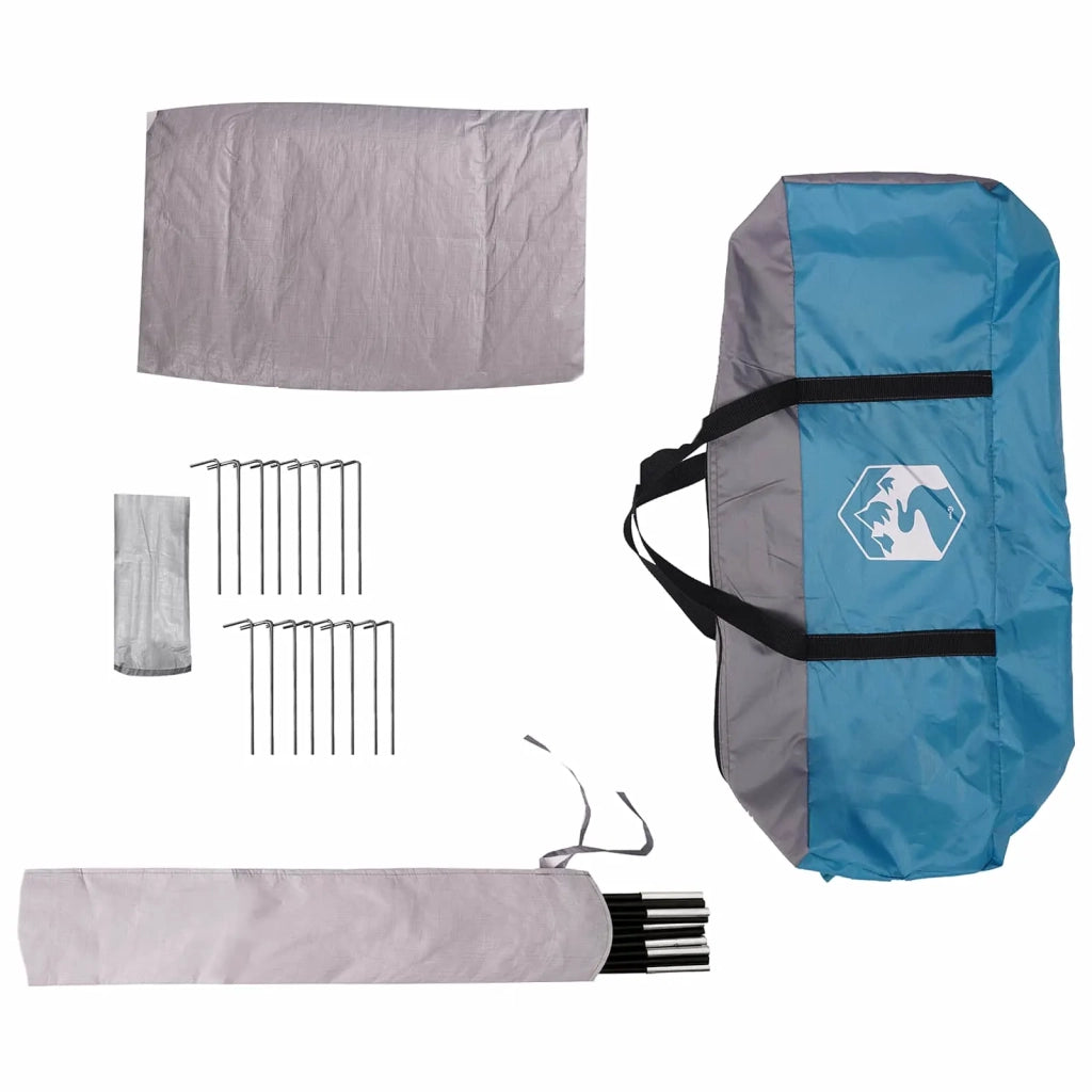 Tenda Familiare-Tenda da campeggio Blu 5 persone
