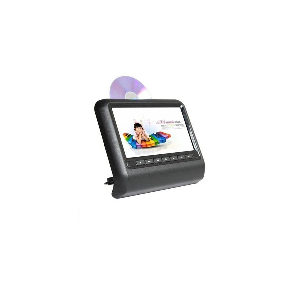 Trade Shop - Coppia Monitor Dvd Av 9 Pollici Poggiatesta Auto Monitor Universale Usb Sd Av -