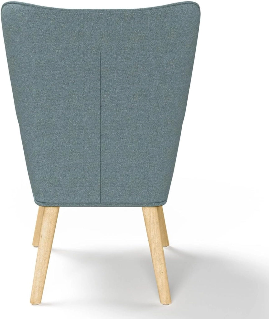 Sillón escandinavo IVAR en tejido verde eucalipto