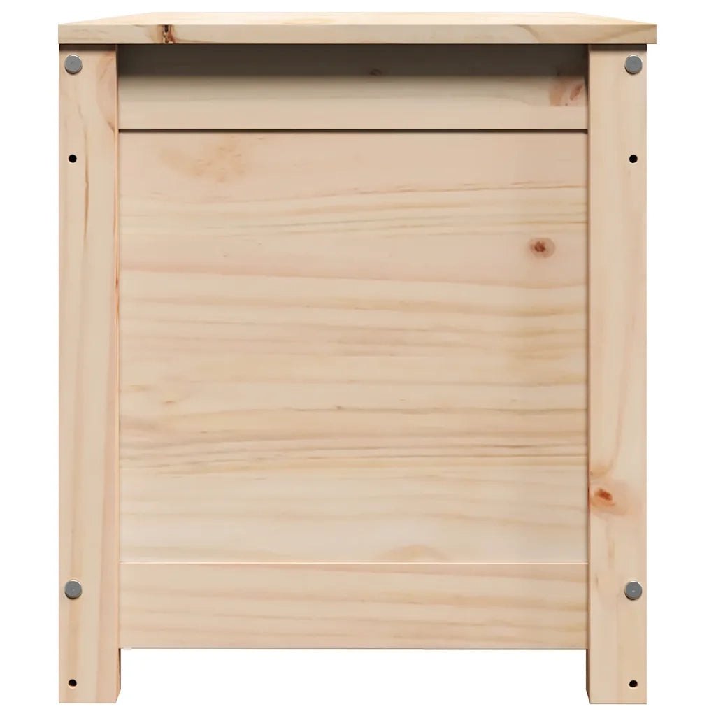 Contenitore Portaoggetti 80x40x45,5cm Legno Massello Pino 823534