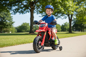 Moto Elettrica per Bambini 12V 4,5Ah Rosso