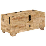 Tavolino da CaffÃ¨ in Legno Massello di Mango 80x40x35 cm cod mxl 19515
