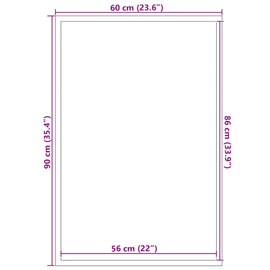 Zerbino antracite 60 x 90 cm antisporco durevole e facile da pulire in PP antracite 02_0058159