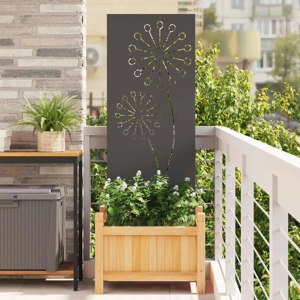 Schermo per privacy in giardino Traforo Nero 50 x 140 cm CFW8398737
