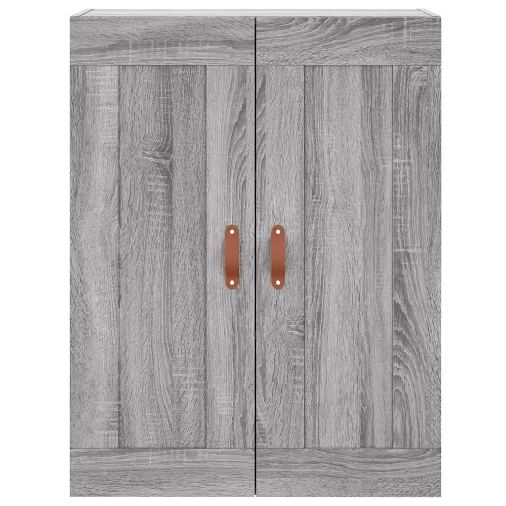 vidaXL Credenza Grigio Sonoma 69,5x34x180 cm in Legno Multistrato
