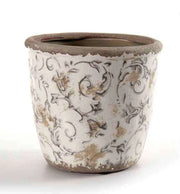 VASO TONDO IN CERAMICA DECORATO - DIVERSE MISURE MISURA: 14x13