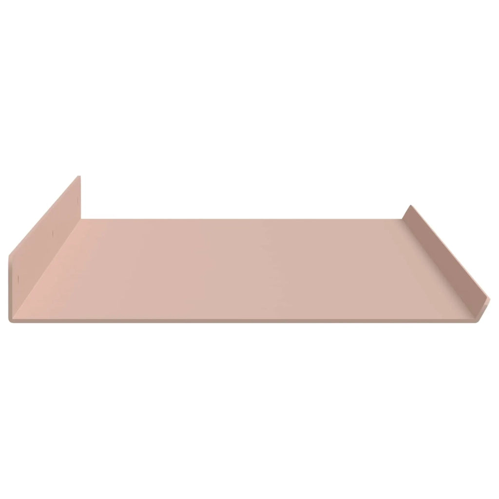 Mensola sospesa 4 pcs Rosa 80 x 18 x 2,5 cm Acciaio 8004035