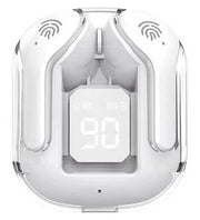 AURICOLARI BLUETOOTH 5.3 USBC DISP BIANCO BATT.300MAH APPLE ANDROID