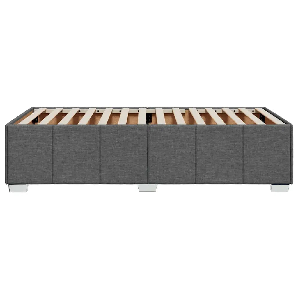 Giroletto senza Materasso Grigio Scuro 100x200 cm Tessuto