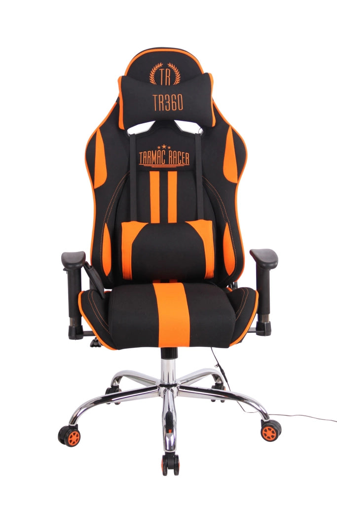 Sedia Ufficio Massaggiante Limit XM In Tessuto Nero/arancione