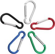 5 clips di fissaggio per carrello in alluminio - ideali per viaggi e attività all'aperto