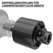 Frizione di sovraccarico cardano 220mm Filetto interno/esterno 1 3/8" Albero scanalato 6D Max 3500Nm