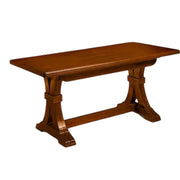 Tavolo fratino allungabile in legno tinta noce arte povera 180x85 sala e taverna (66) - Mobili 2G