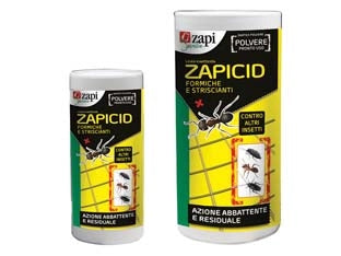 INSETTICIDA FORMICHE E SCARAFAGGI ZAPICID POLVERE SPARGIPRODOTTO- - gr.750 barattolo spargiprodotto - 3 pezzi ZAPI