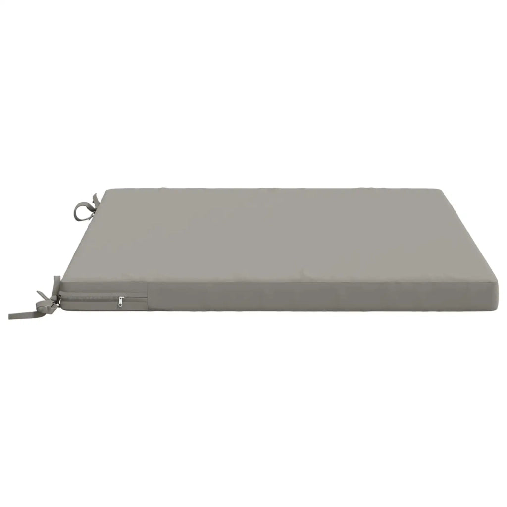 Cuscini per Sedia in 4 Pezzi SOEST 4 pz 100% Poliestere Grigio 944682