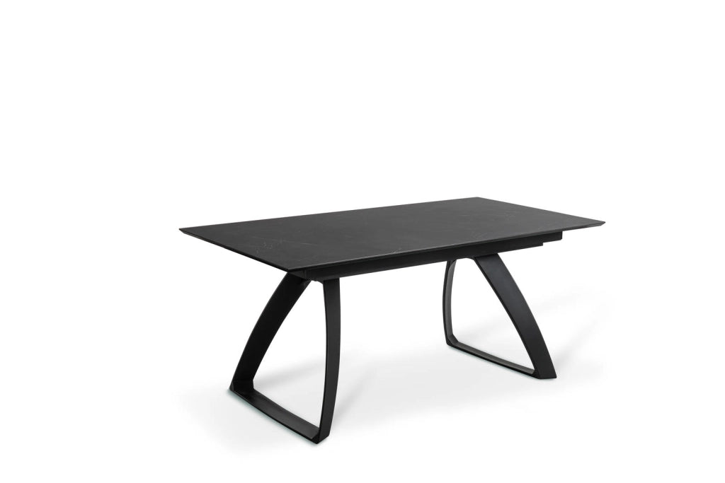 Barret - Tavolo Allungabile (170/270 x 90 cm) in HPL su MDF Nero
