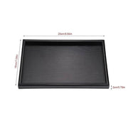 Dienblad in Legno Nero Multifunzionale - 1 pezzo - 25x18x2cm