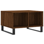 Tavolino da salotto | Tavolino da caff¨¨ | Tavolino da Soggiorno Rovere Marrone 60x50x36,5 cm in Multistrato