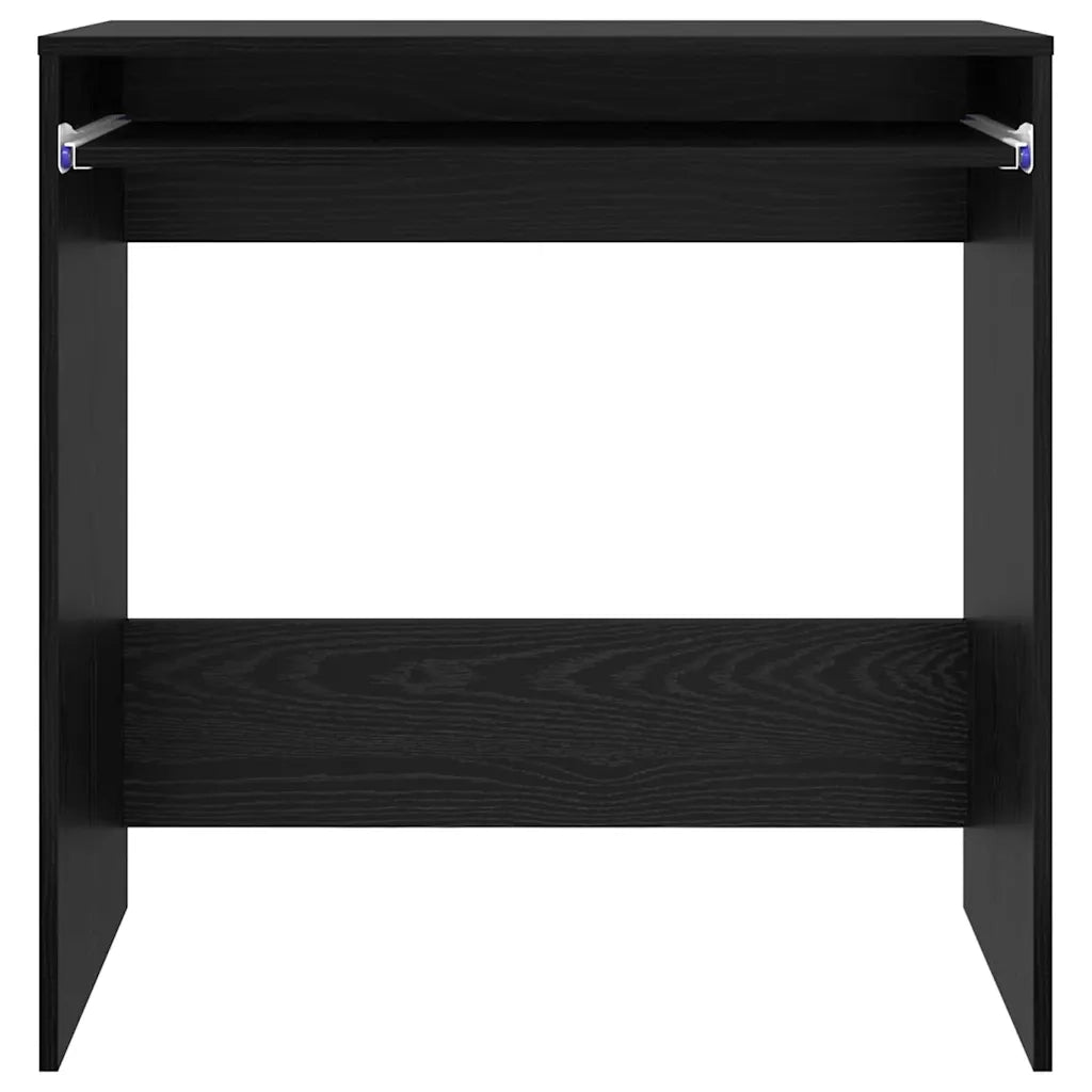 Scrivania Rovere Nero 77.5 x 43 x 79 cm Legno multistrato 869515